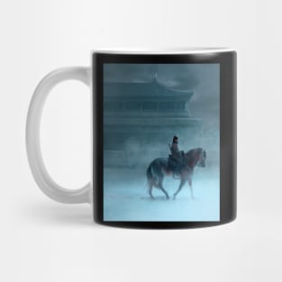 Mounted Taoist Mug